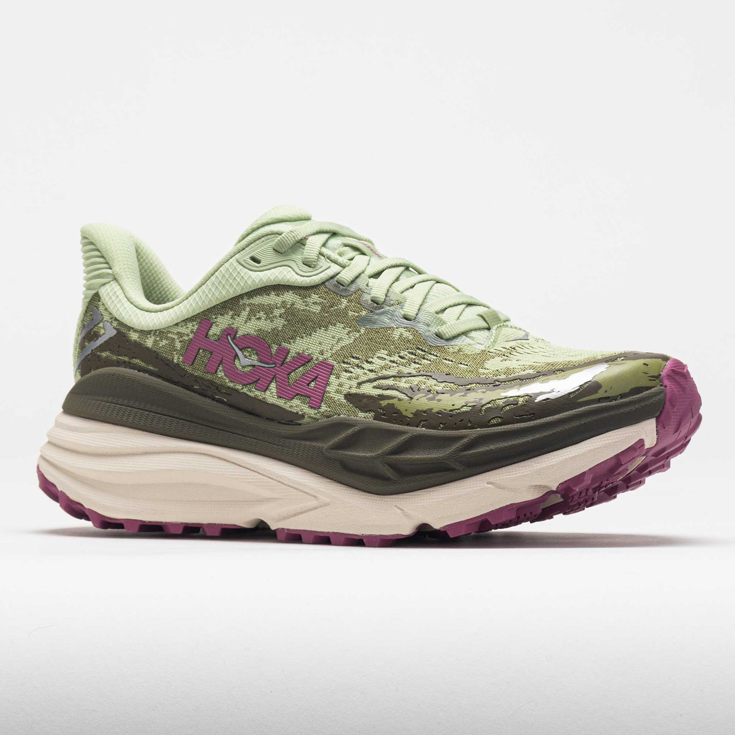 HOKA Stinson 7 Women's Seed Green/Beet Root